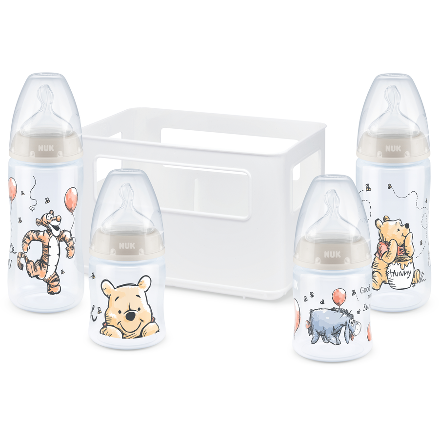 NUK Starterset First Choice⁺   Winnie the Pooh mit Temperature Control, 0 bis 6 Monate