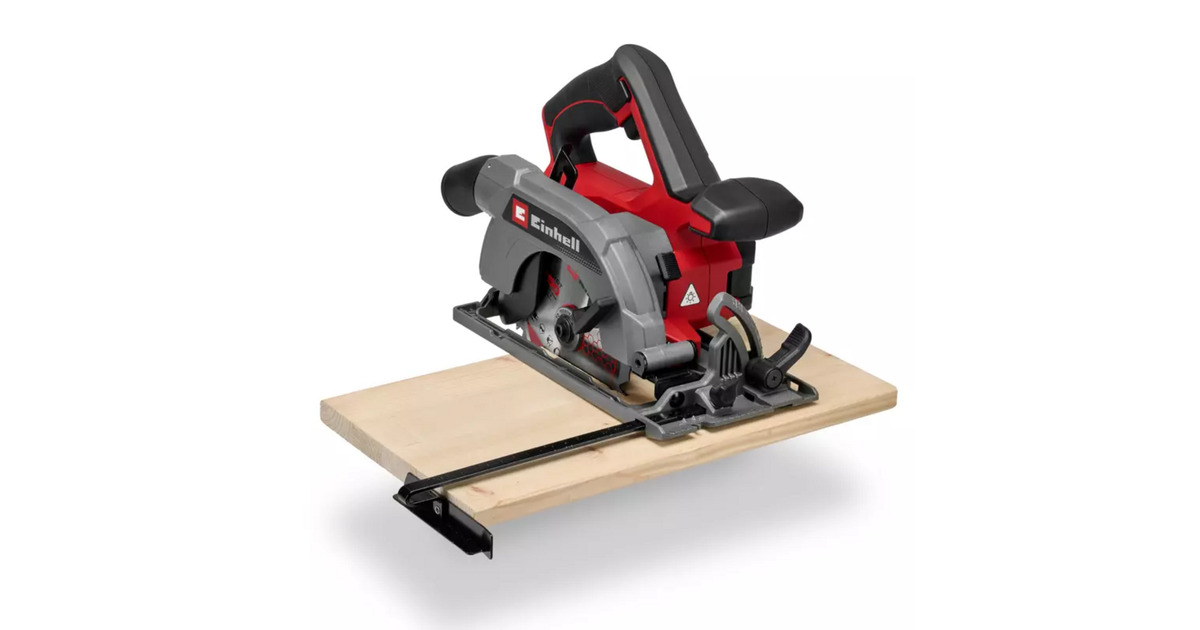 EINHELLAccucirkelzaag TE-CS 18/150-2 Li - Solo handcirkelzaag  (Rood/zwart, Power X-Change, Accu en oplader niet inbegrepen)