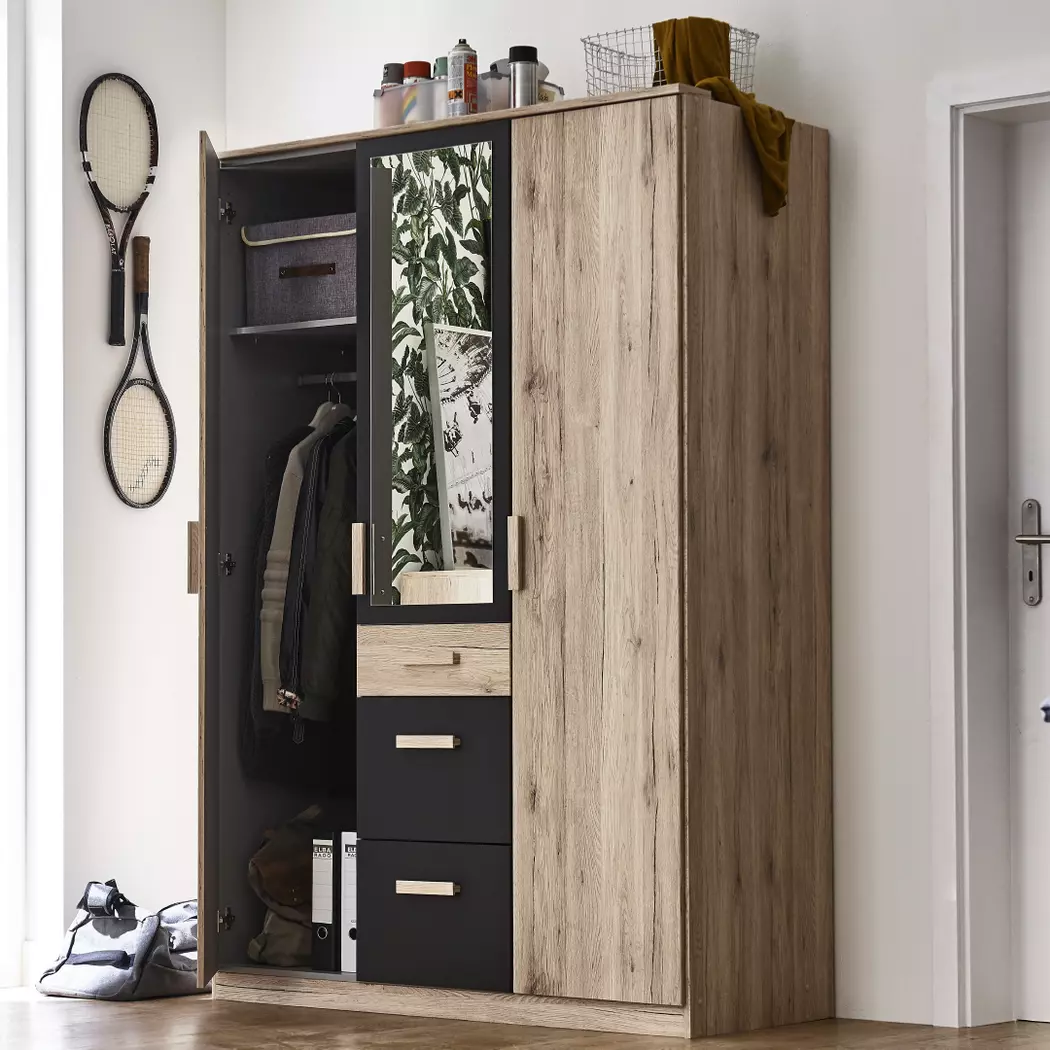 Kleiderschrank Cariba 135 x 199 cm