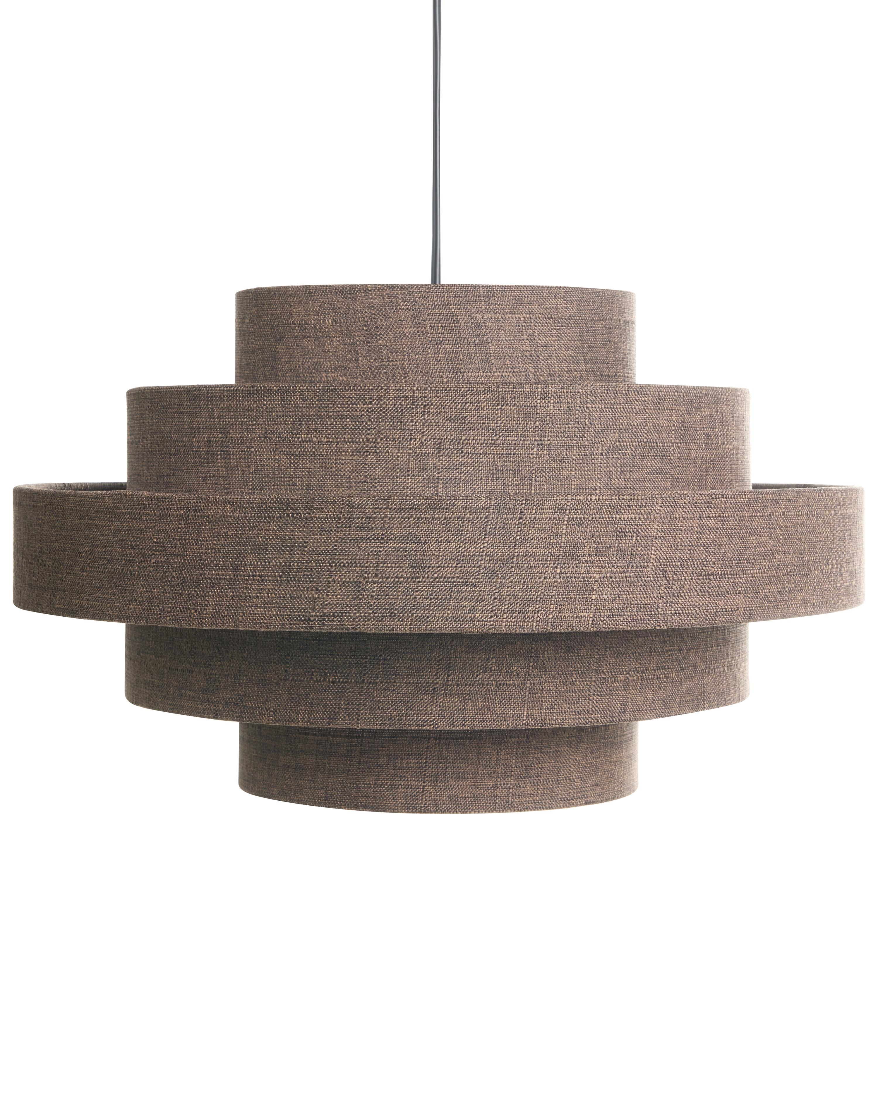 Hanglamp EREBATO Linnen Bruin