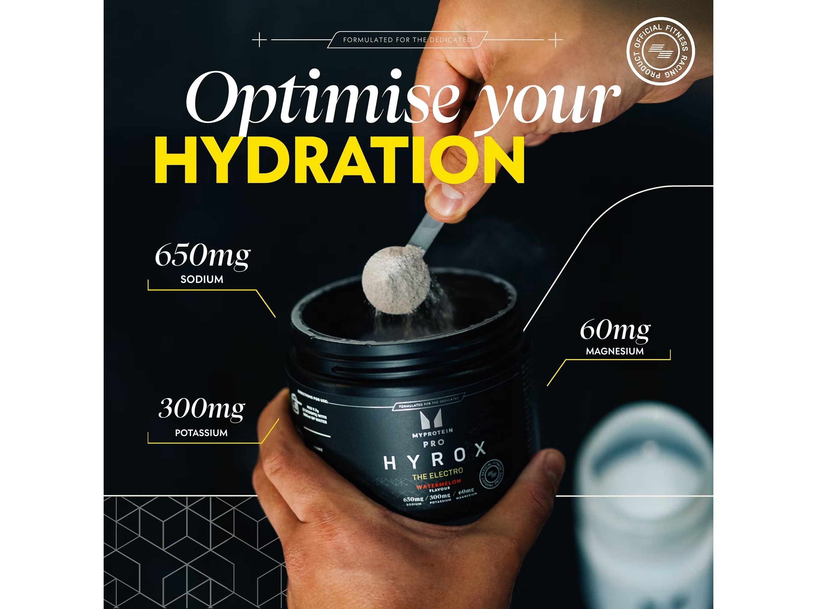 HIDRATAÇÃO DESPORTIVA MYPROTEIN PRO HYROX 290G
