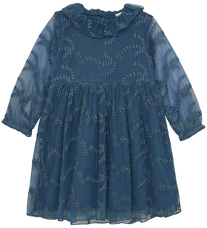 Creamie Kjole - Dress Mesh - Bering Sea