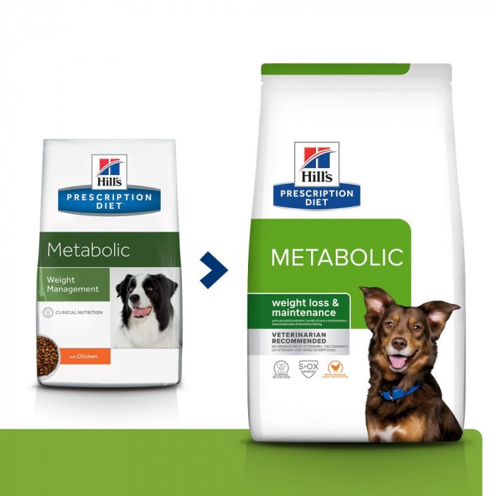 HILL'S Prescription Diet Metabolic au Poulet - Croquettes pour chien