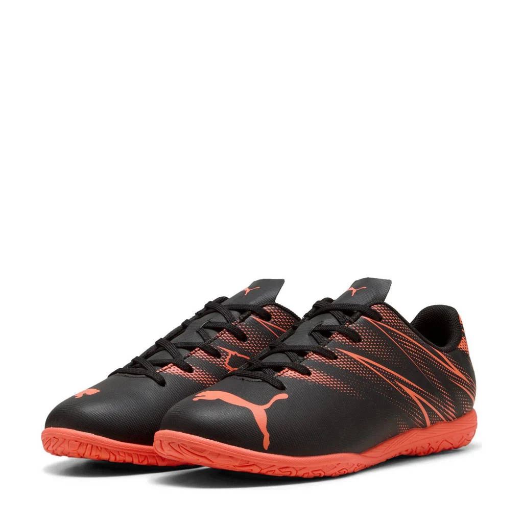 Puma Attacanto IT Jrzaalsportschoenen zwart/rood