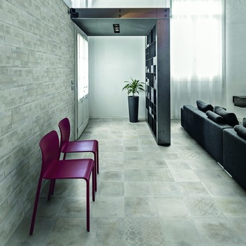 Wandtegel Decor Dust Bianco Muretto 20x60 cm