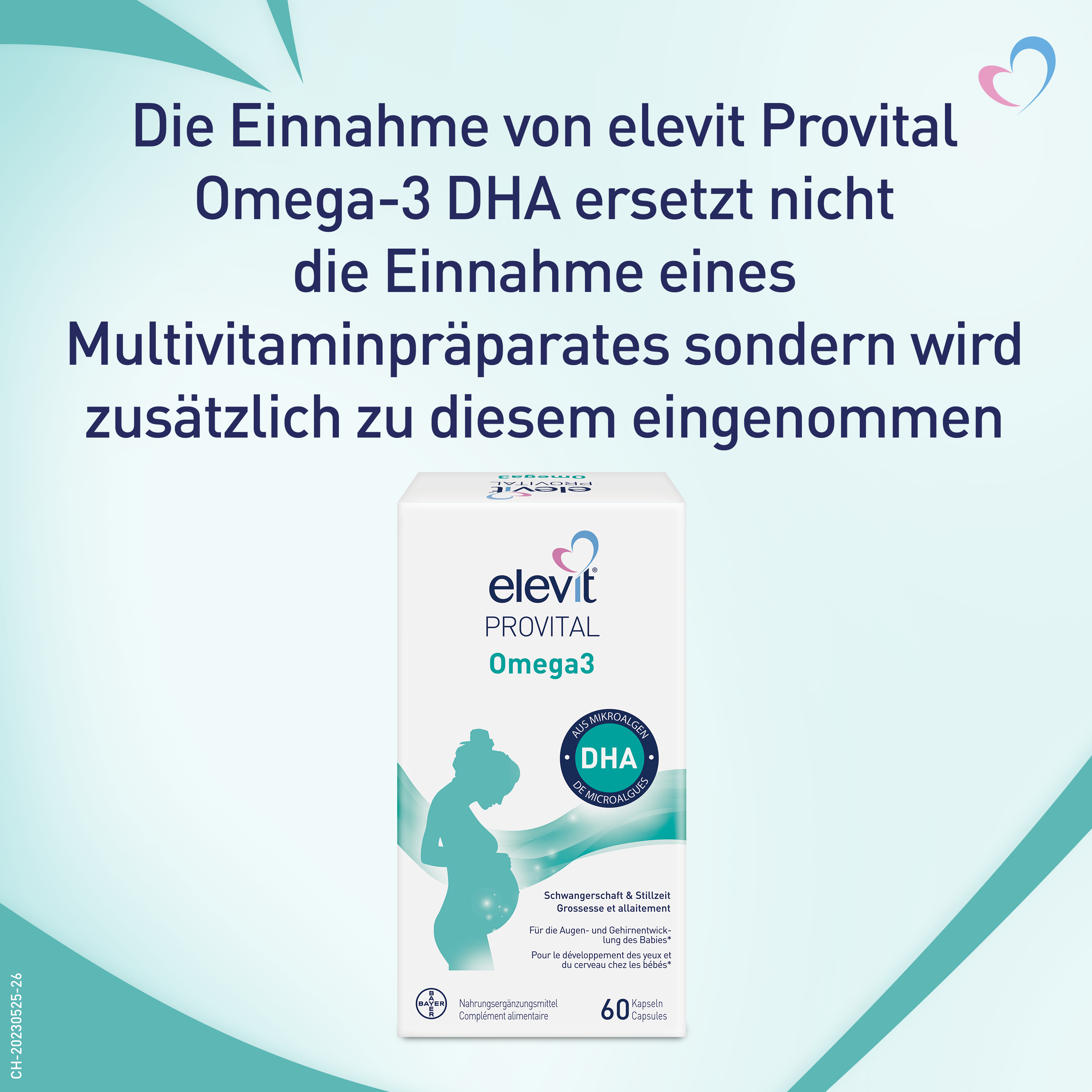 ELEVIT PROVITAL Omega3 Kaps Blist 60 Stk