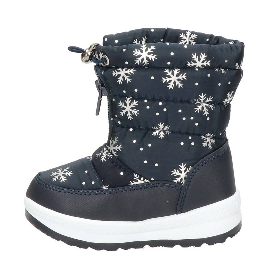 Snow Fun snowboots blauw/wit
