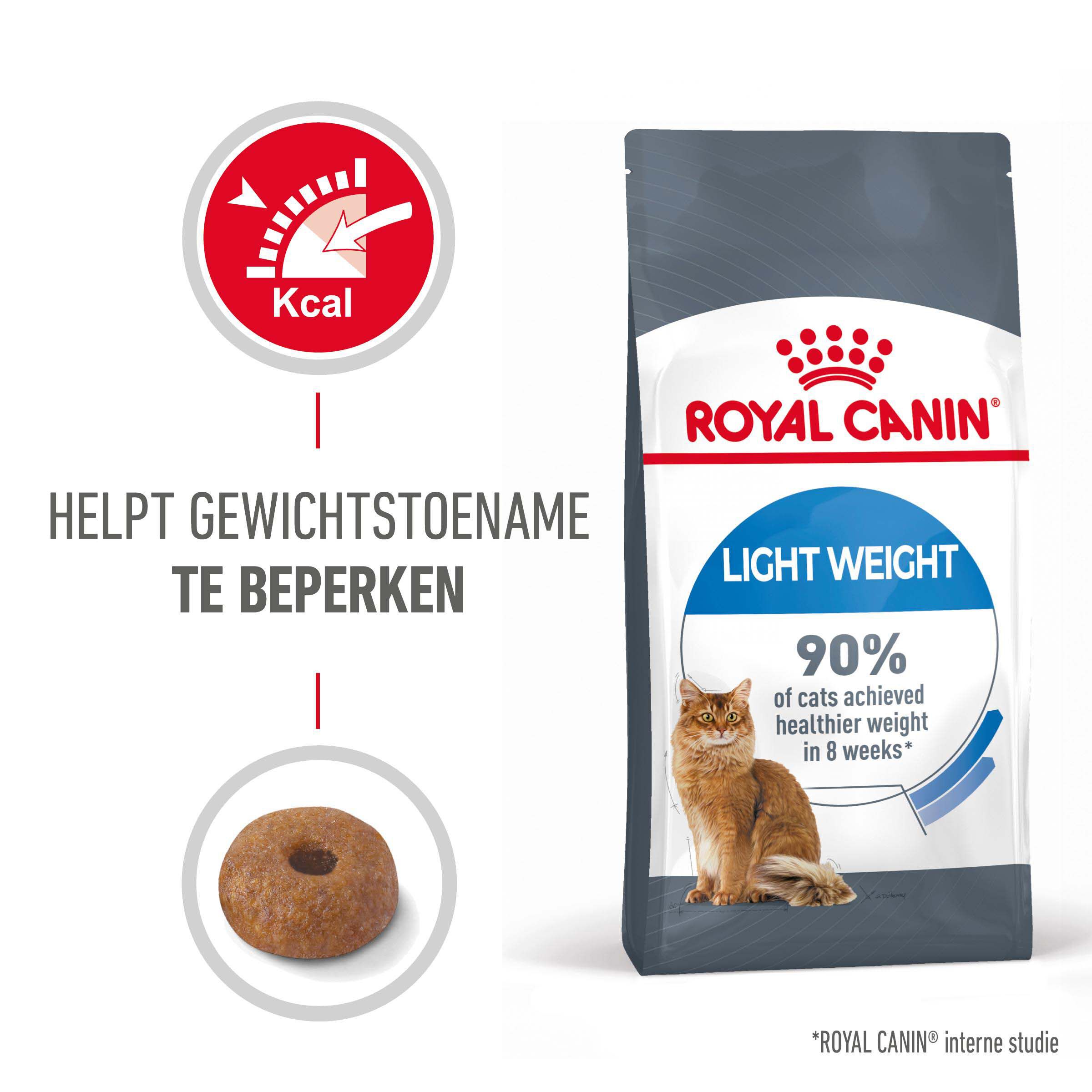 ROYAL CANIN Light Weight Care - Kattenvoer - 8 Kilogram - Gevogelte