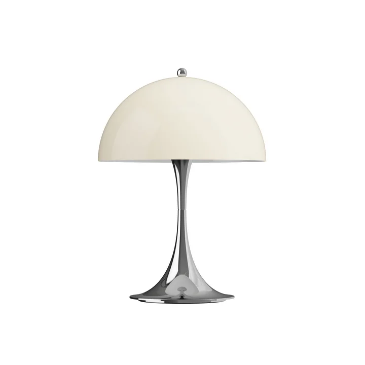 Louis Poulsen - Panthella 250 Portable V3 Akku LED-Tischleuchte, chrom / opal beige