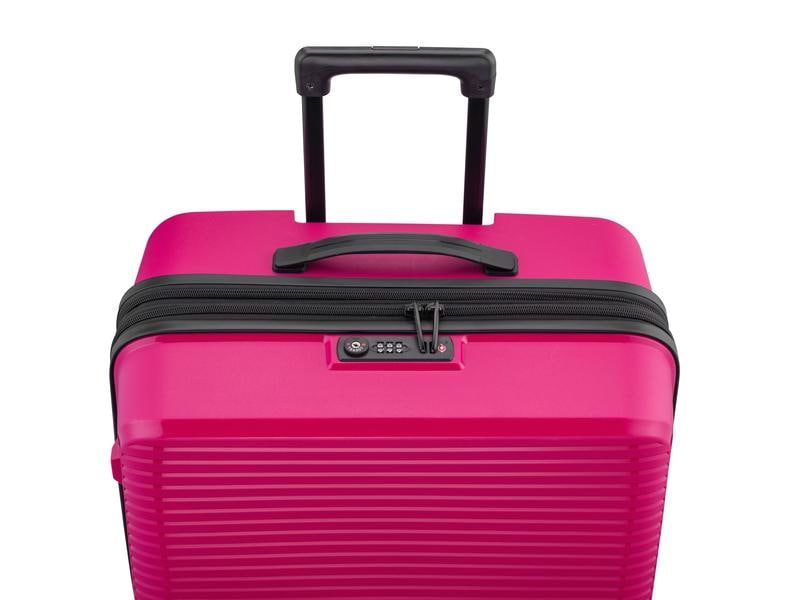 PACK EASY Reisekoffer Jet Cabin S, Pink Trolley