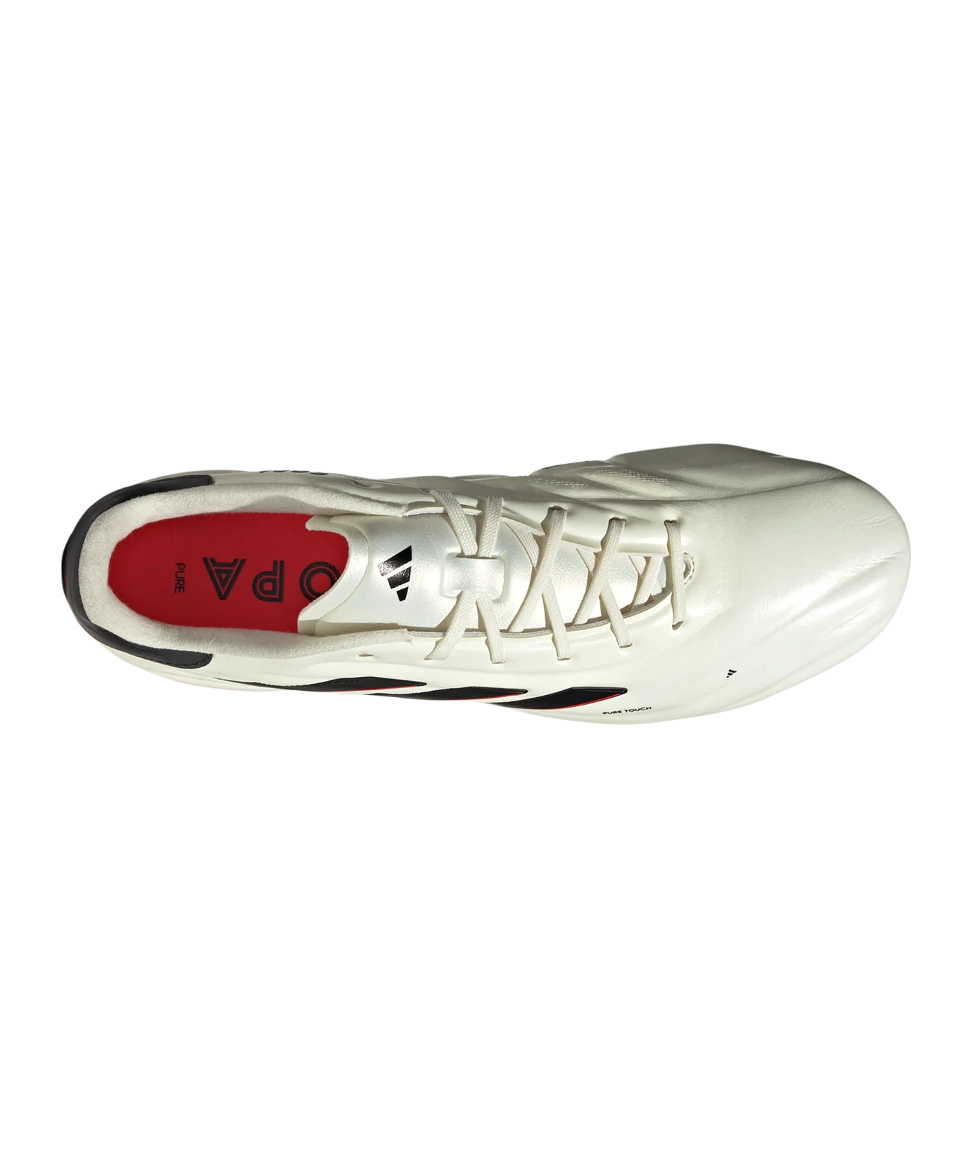 adidas COPA Pure 2 Elite FG Solar Energy Weiss Schwarz Rot