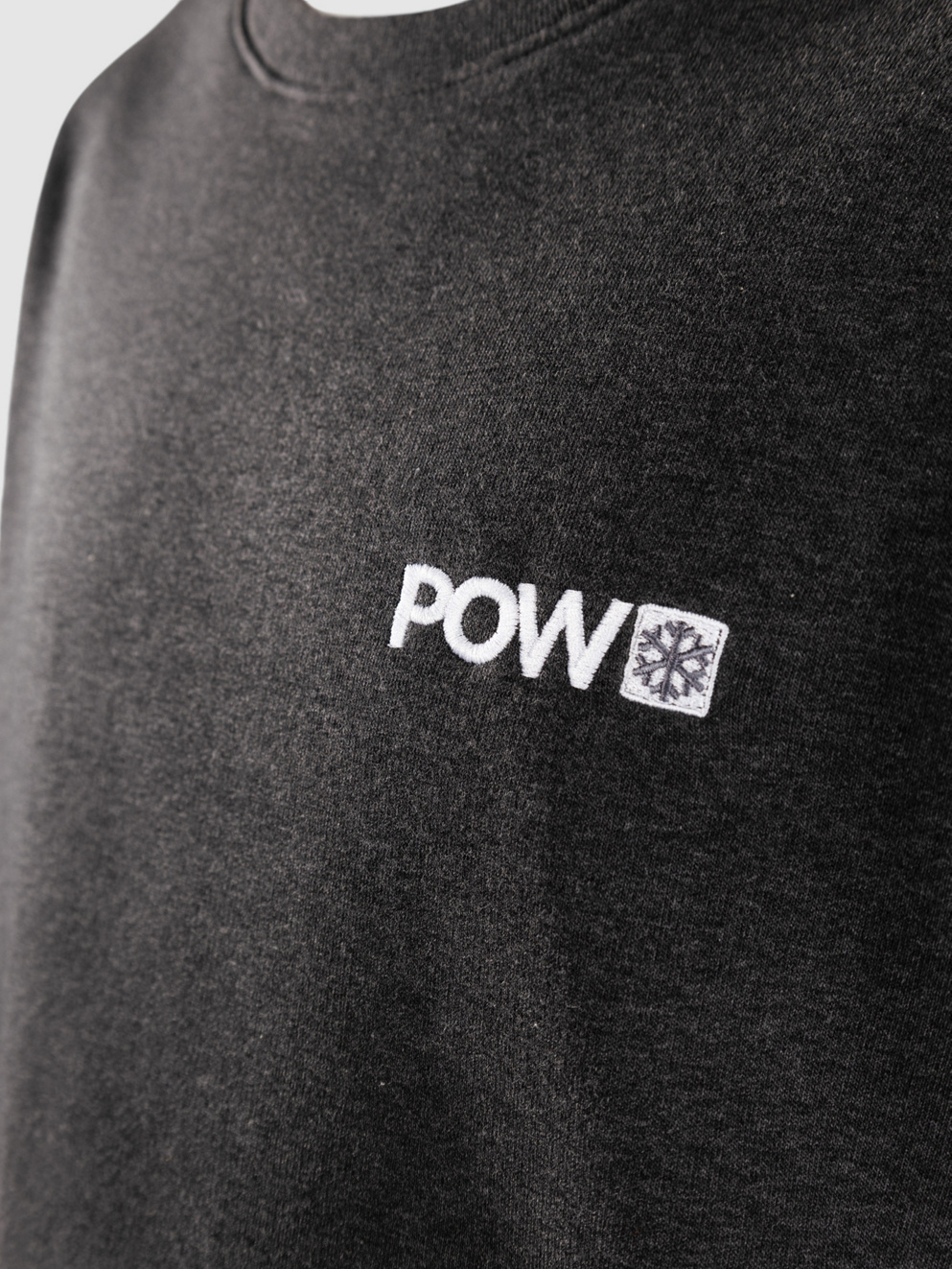 POW Protect Our Winters Mini Left Chest Crew Sweater black