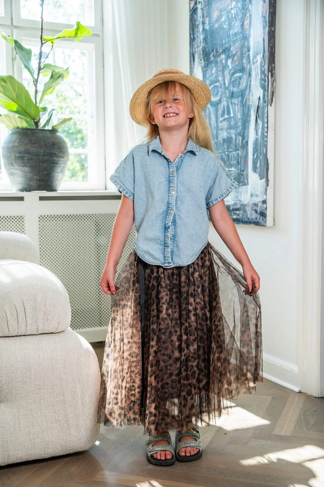EMM Copenhagen Kids Daisy Skirt leopard