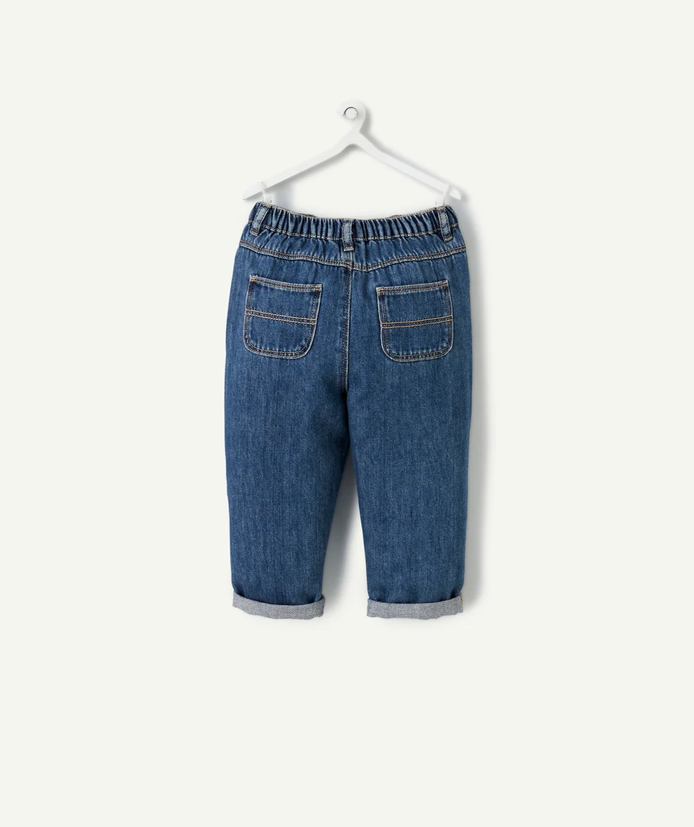 PANTALON RELAX BÉBÉ GARÇON EN DENIM BRUT LOW IMPACT