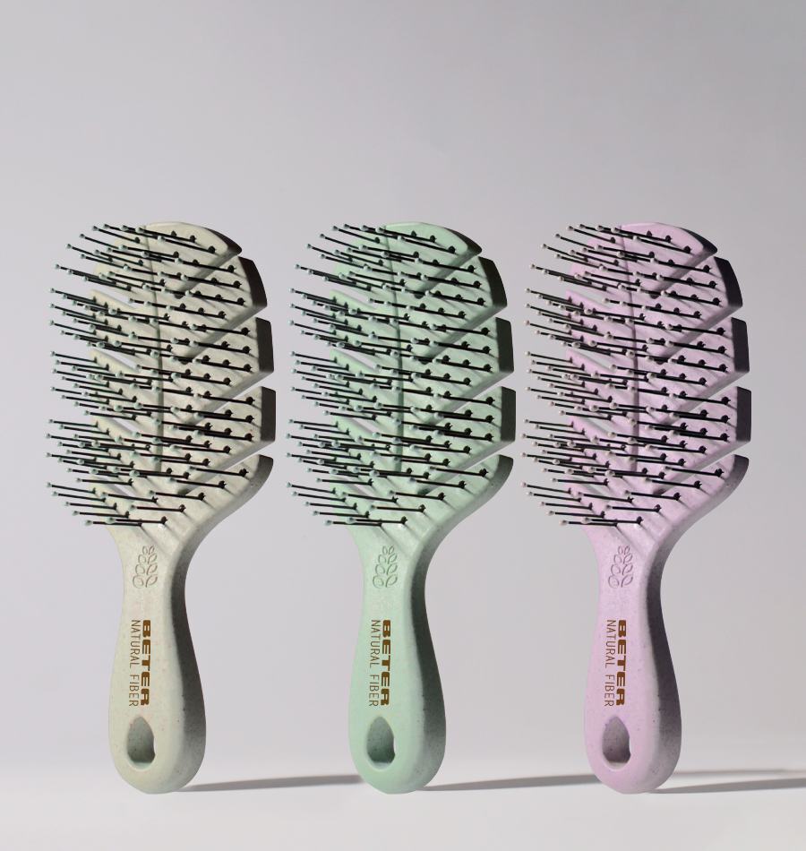 Beter Detangling Brush Natural Fiber Mini