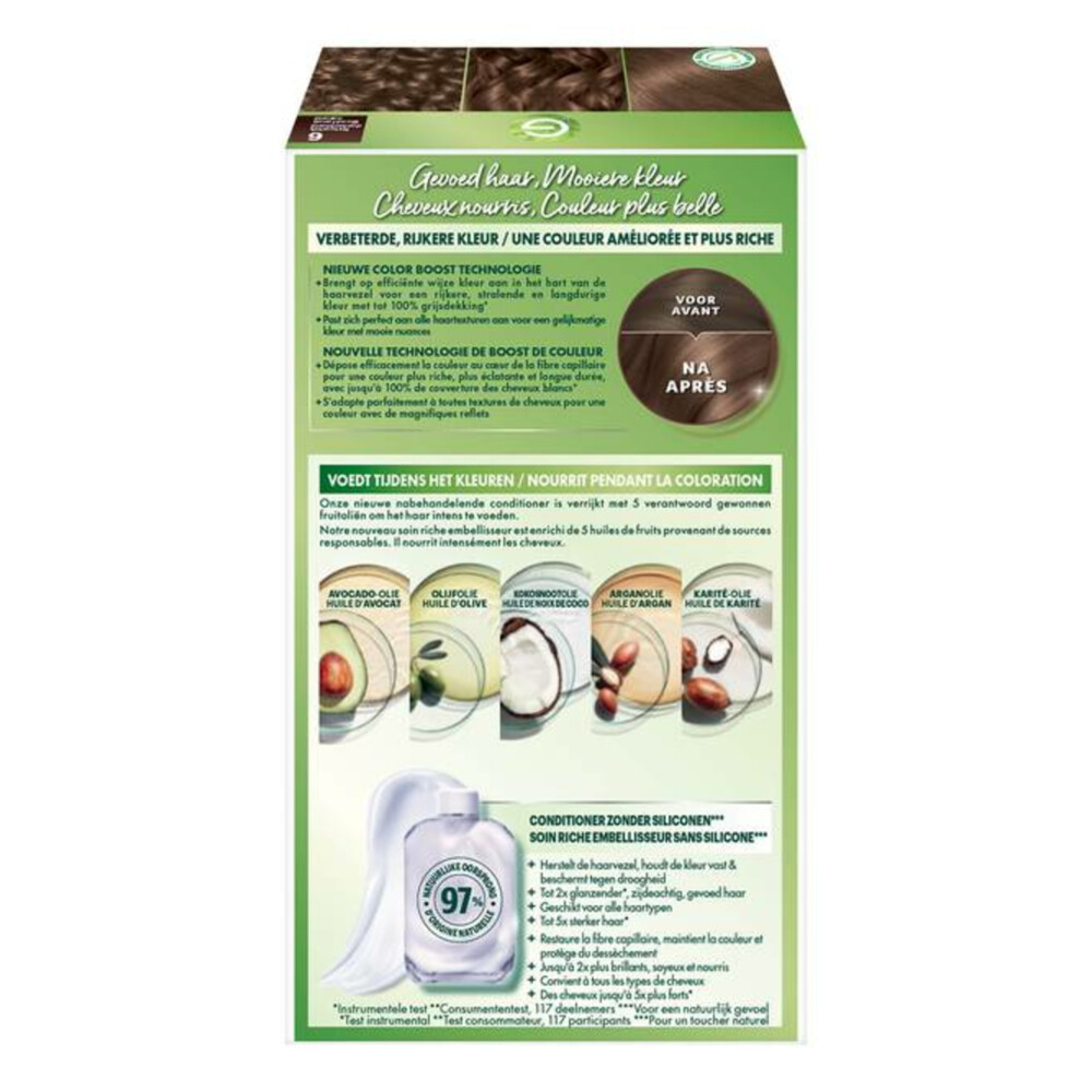 Garnier Nutrisse Ultra Crème Permanente Haarkleuring 6.0 Natuurlijk Donkerblond