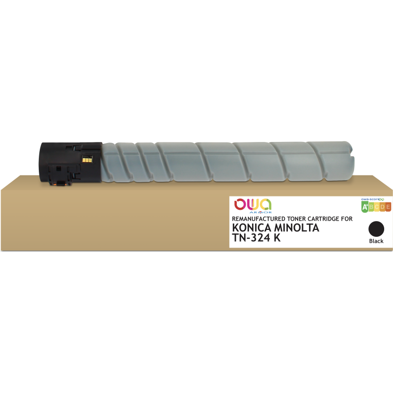 Toner remanufacturé OWA - standard - Noir - pour KONICA MINOLTA TN-324K, DEVELOP A8DA1D0, OLIVETTI B1166