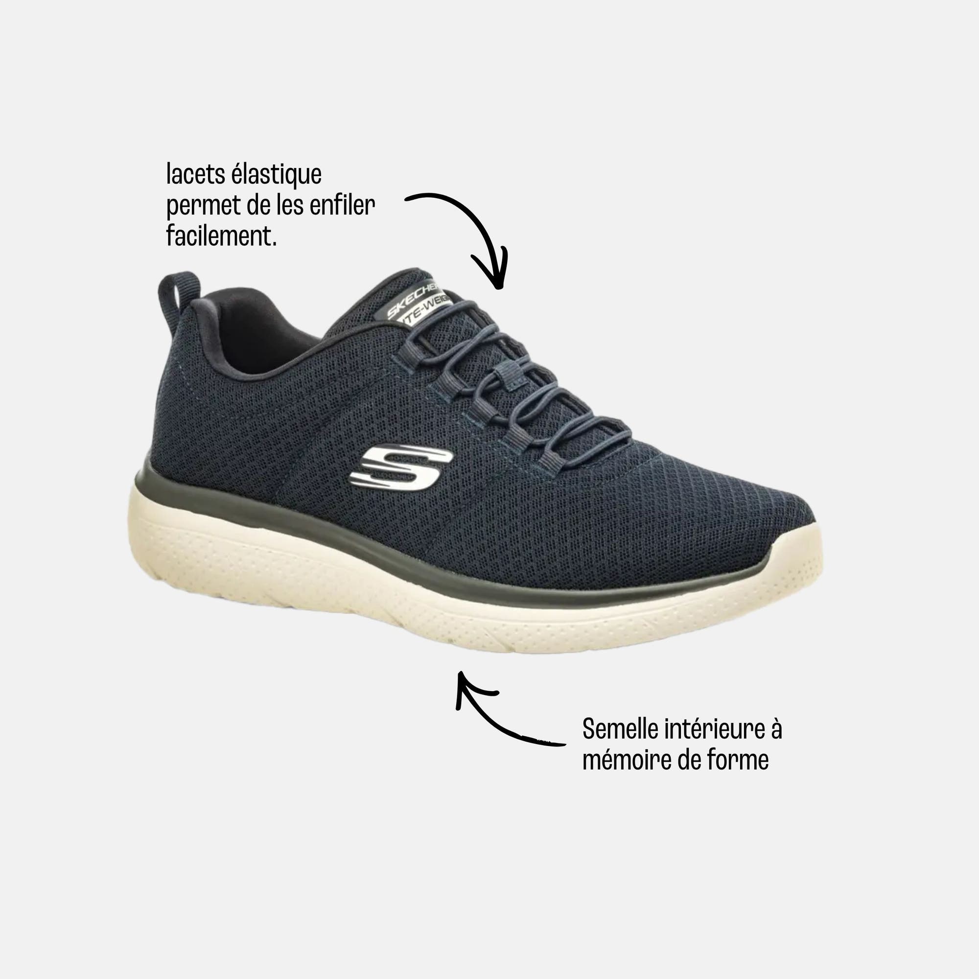 Baskets Homme bleu marine