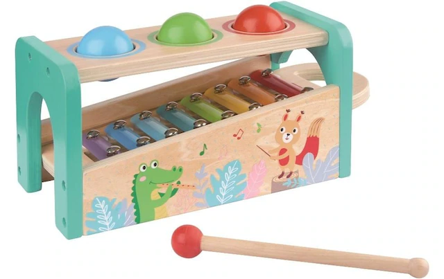 Spielba Spielzeug-Musikinstrument »Hammerspiel mit Xylophon«