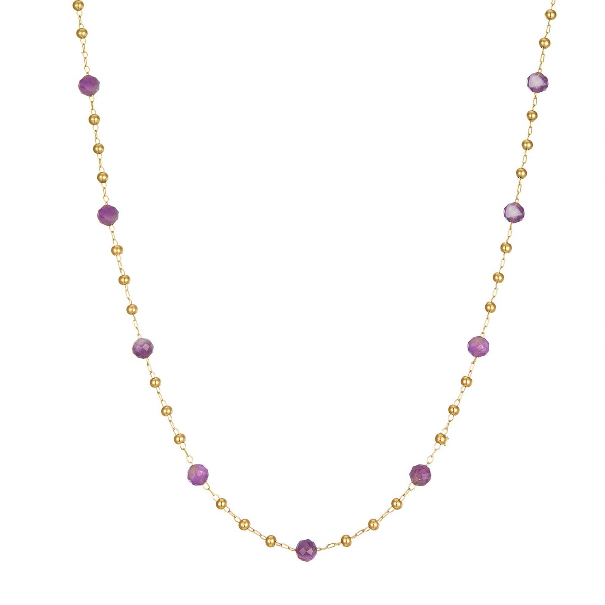 Collier Rosaire Améthyste