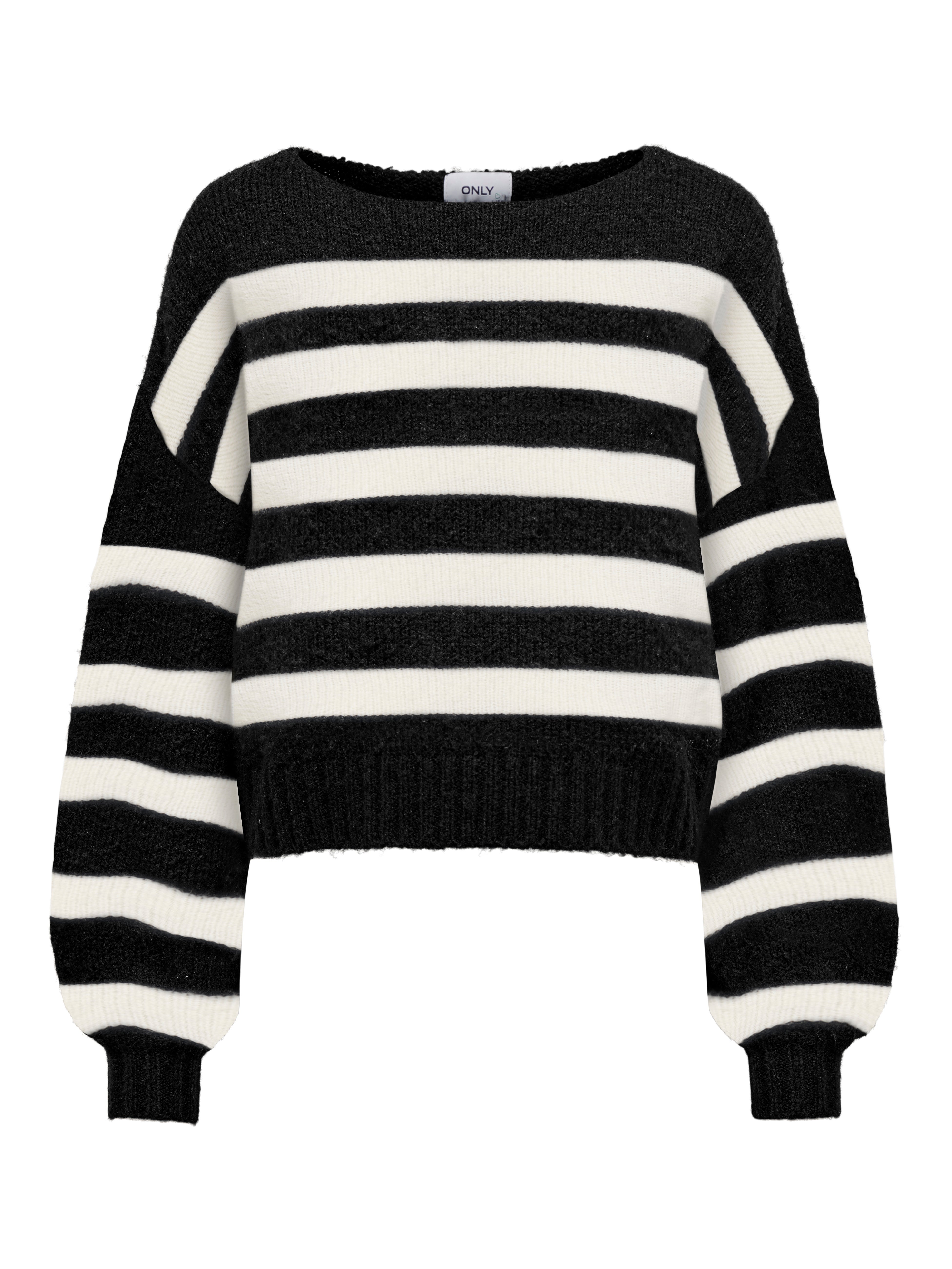 ONLAYA Strickpullover Black