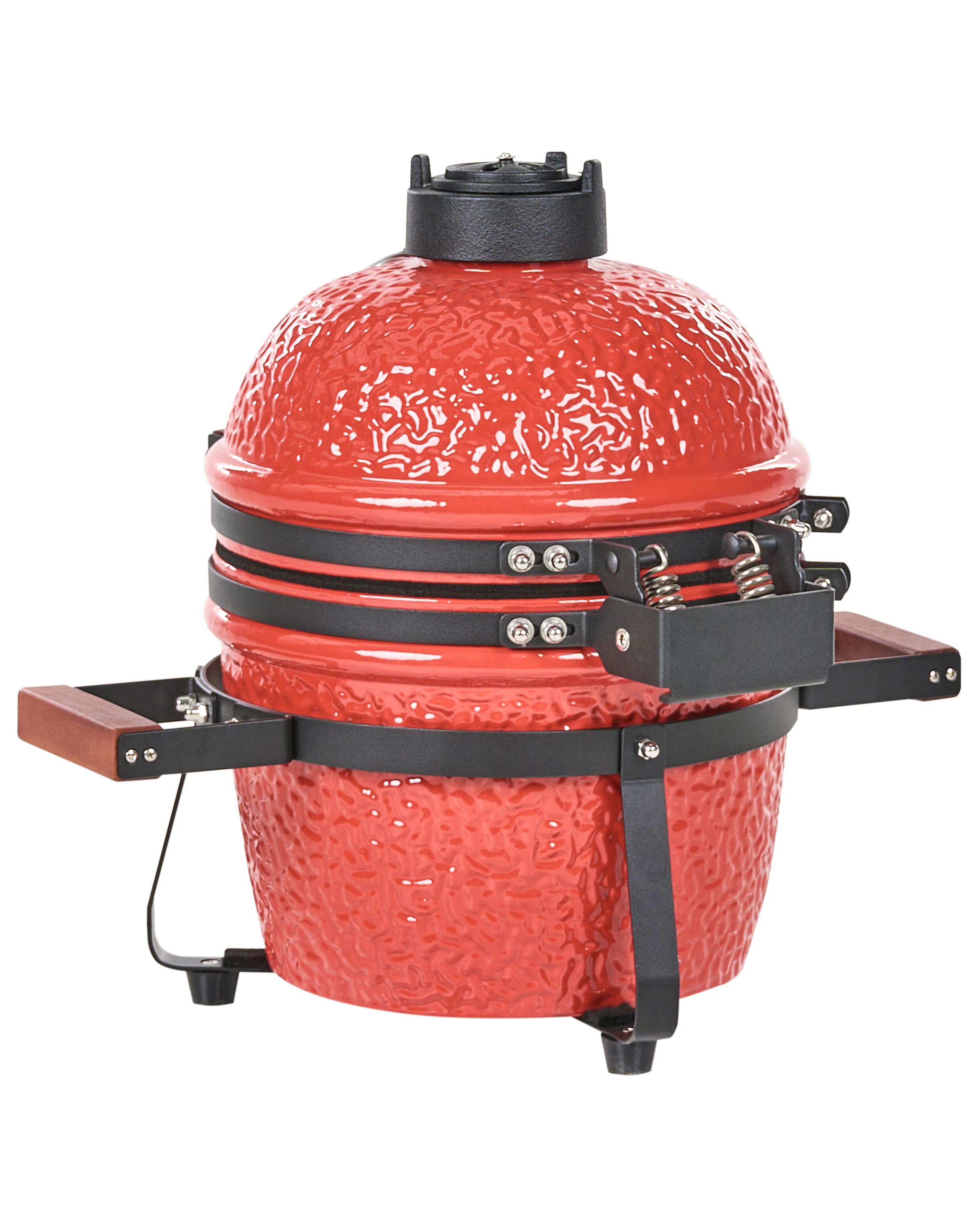 Mini houtskoolgrill KAMADO Keramiek Rood