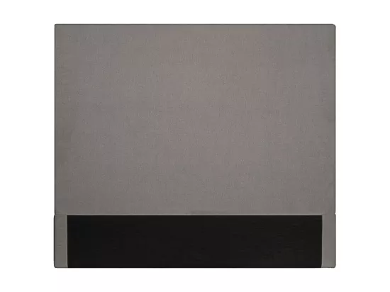 Tête de lit lisse en tissu NUMA - Gris, Largeur - 160 cm