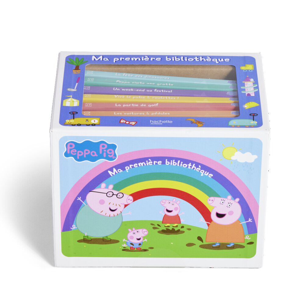 Coffret Ma première bibliothèque livre d'histoire Peppa Pig