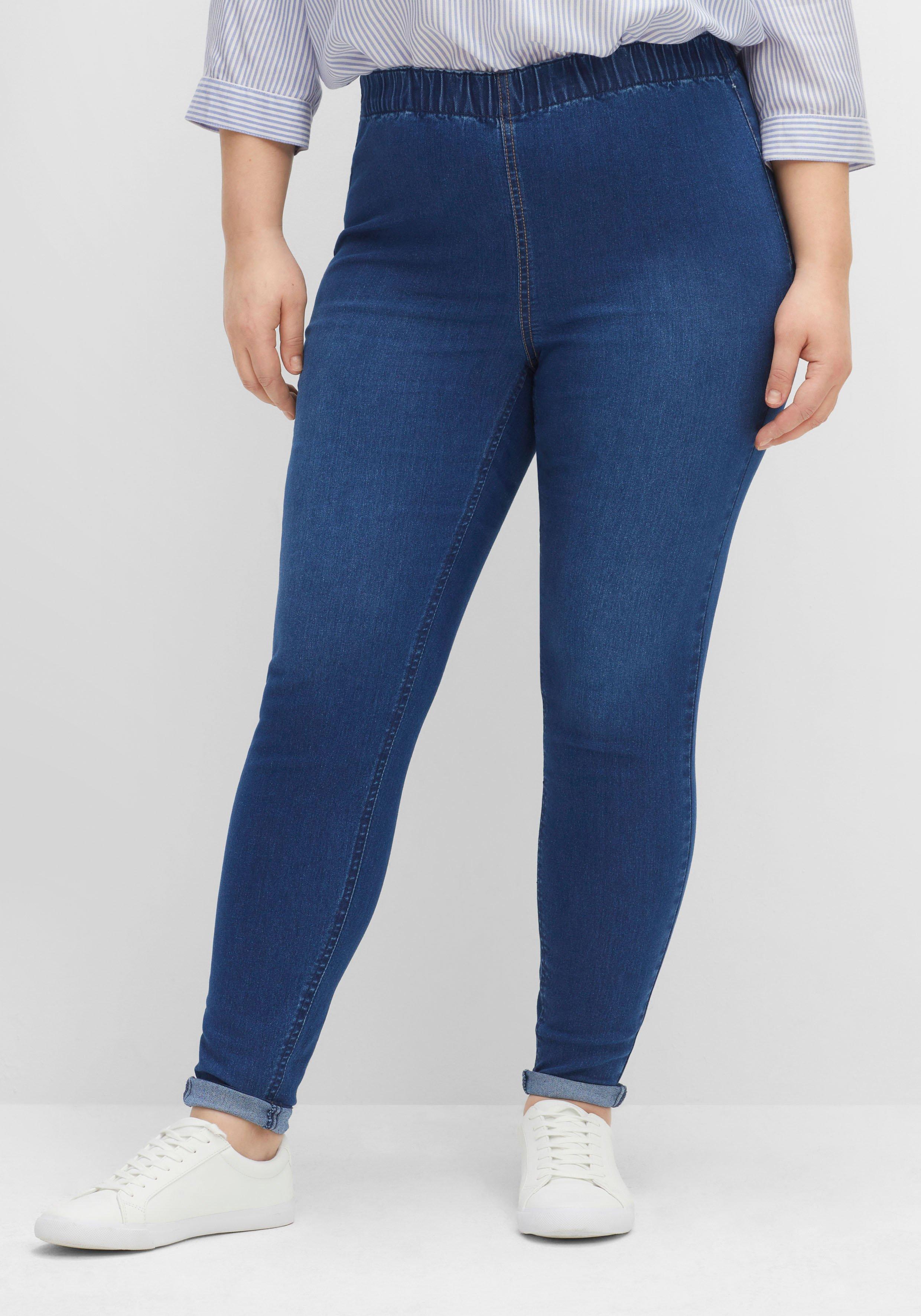 Jeggings in individueller Waschung