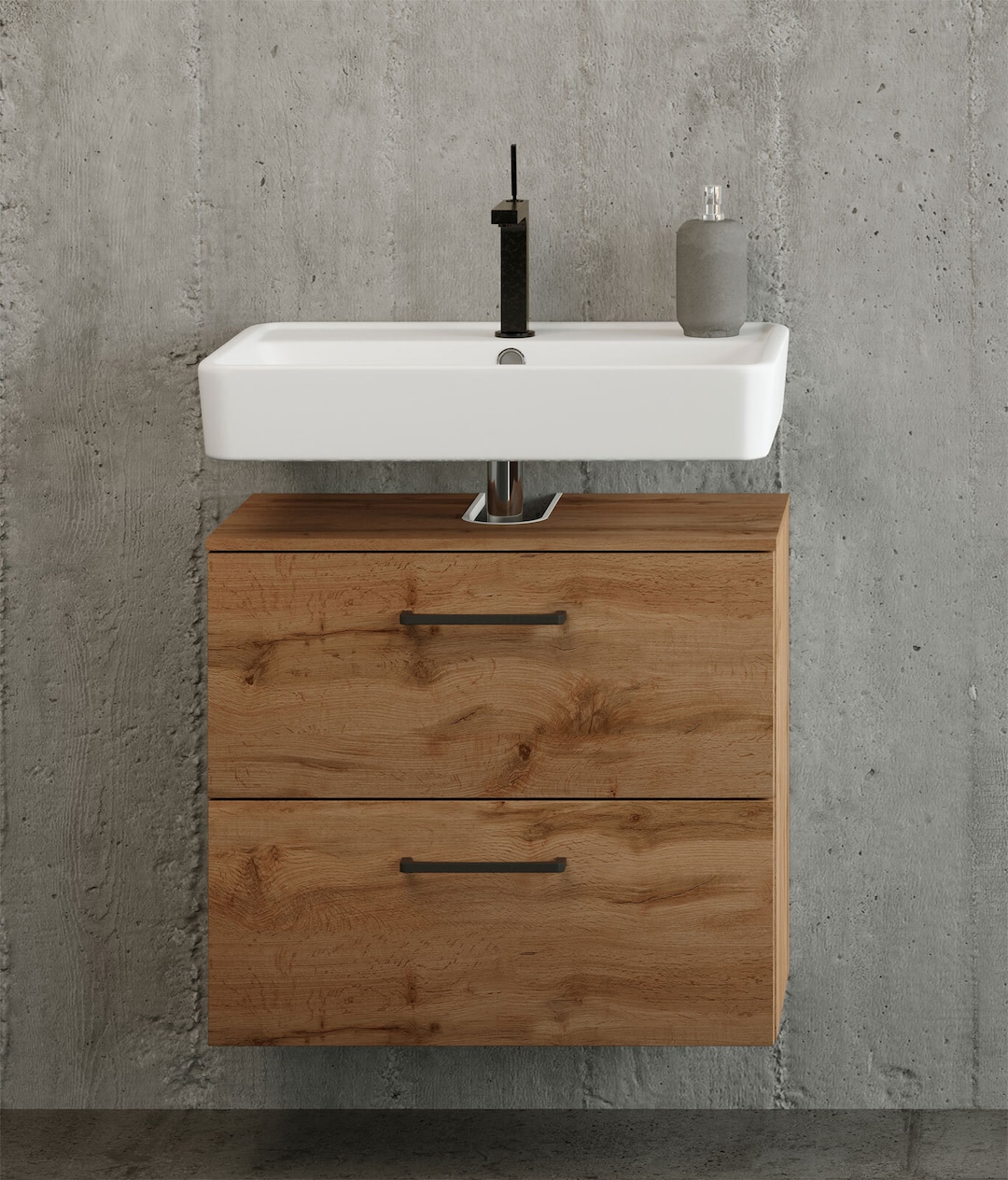 Bad-Unterbeckenschrank LIMBURG braun 60cm