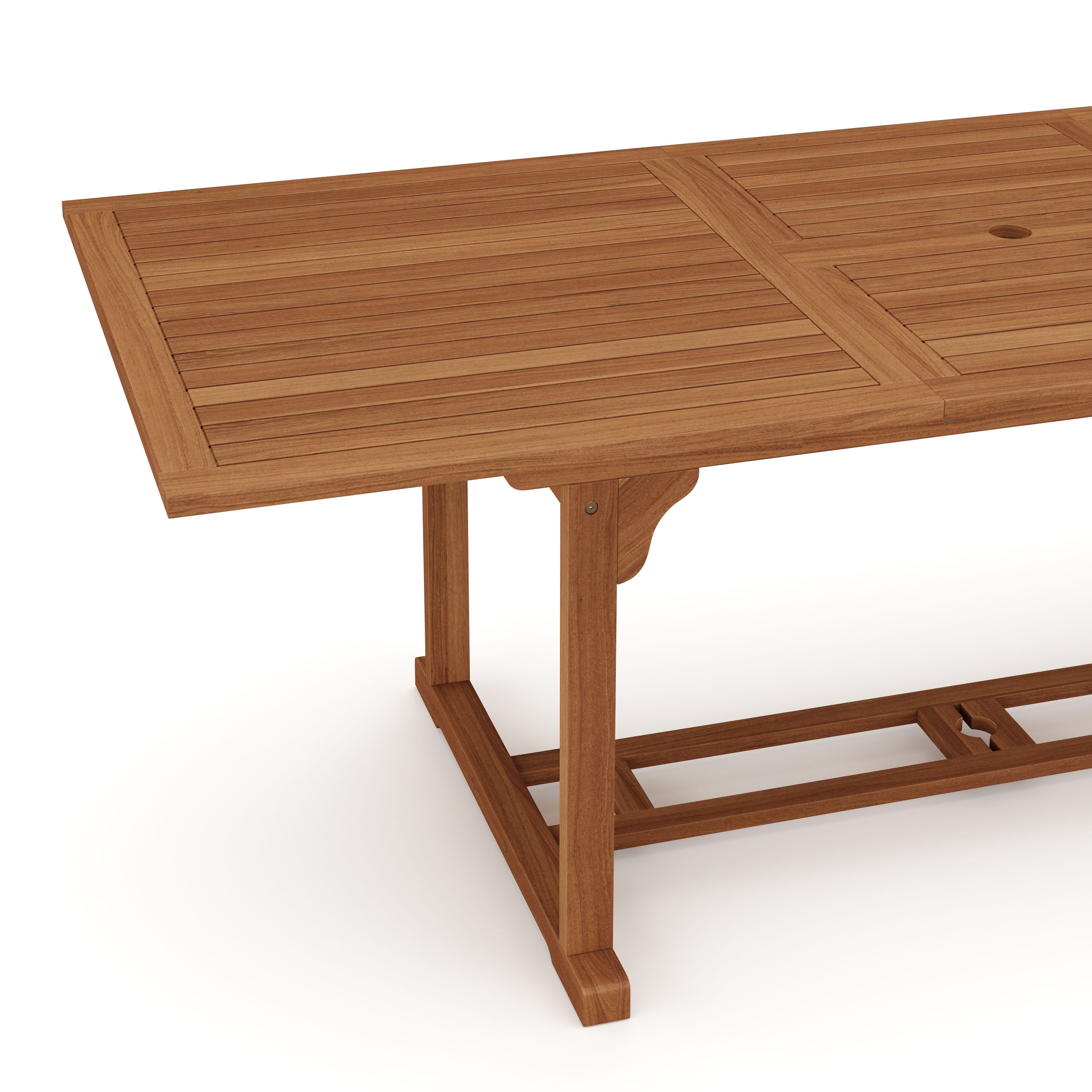 Gartentisch Holz ausziehbar MIRANDELA 160/220 x 90 cm