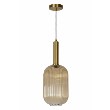 Lucide hanglamp Maloto amber Ø20 cm