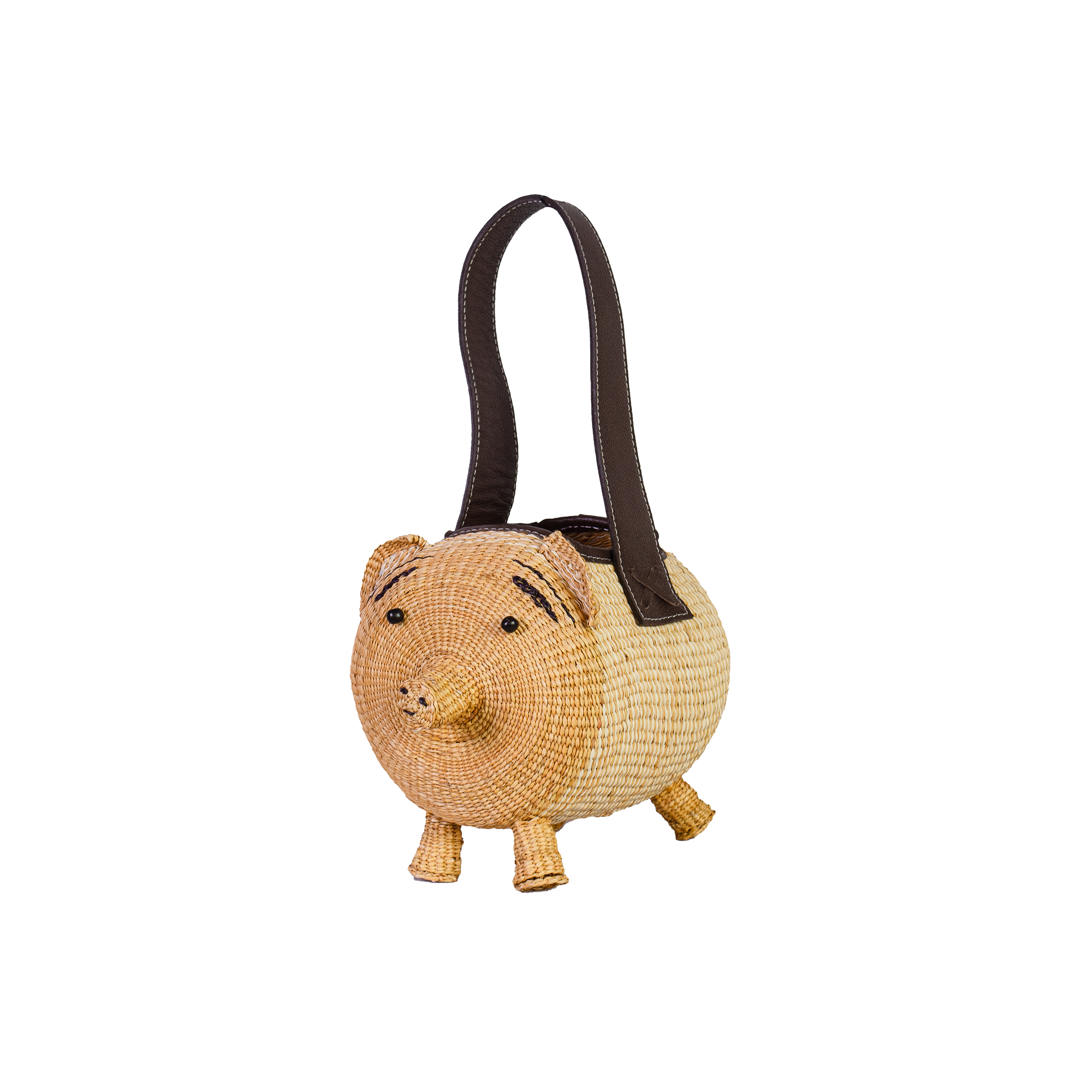 Sac de paille en forme de cochon