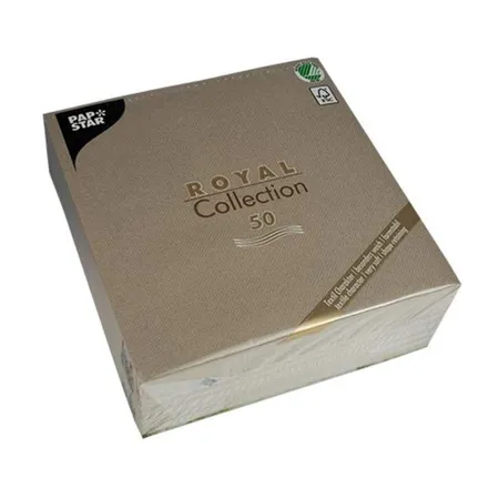Pap Star Servietten Royal Collection uni grau