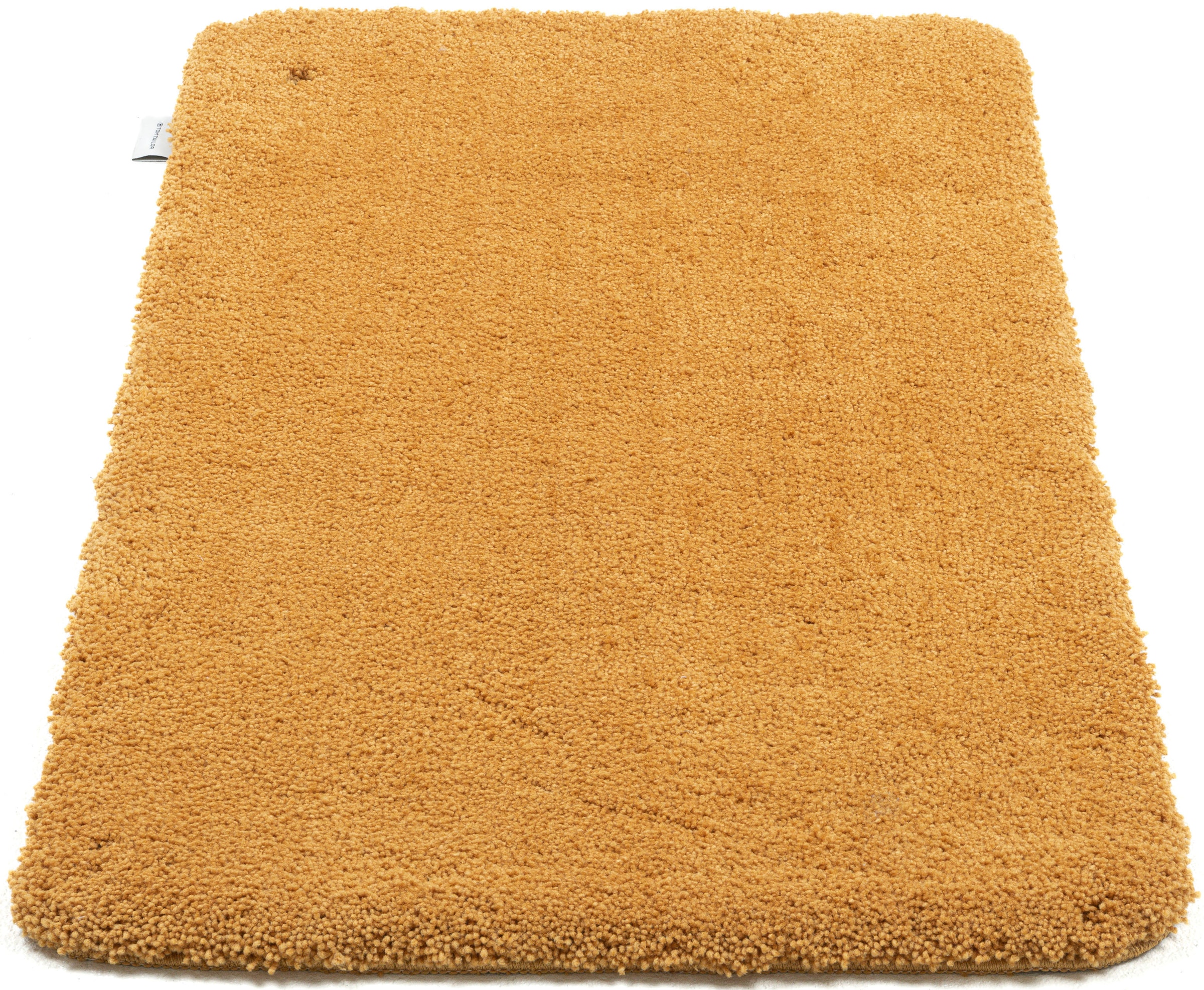 TOM TAILOR HOME Badematte »Cozy Bath UNI« Höhe 27 mm rutschhemmend beschichtet fussbodenheizungsgeeignet Badteppich, Uni Farben, rechteckig, rund und oval erhältlich