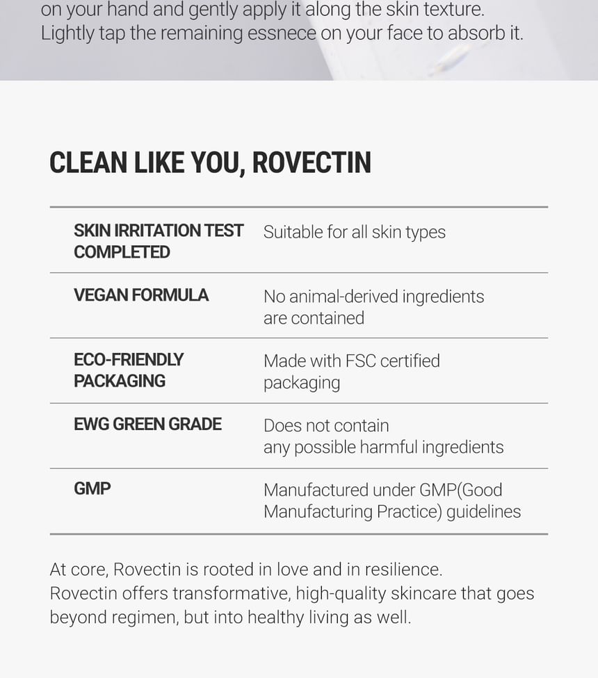 ROVECTIN - Aqua Hydration Hyaluronic Essence Mini