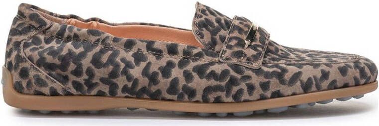FLORIS VAN BOMMEL Loafers Dames Sfw-40039 Sitti Maat: 38 Materiaal: Nubuck Kleur: Beige