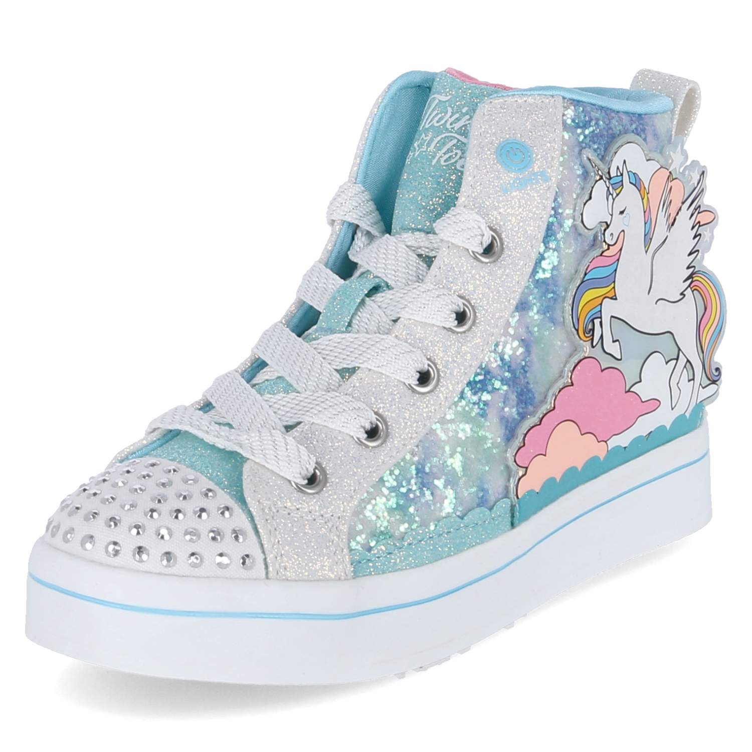 Skechers High Sneaker ENCHANTED UNICORN - blau-kombi