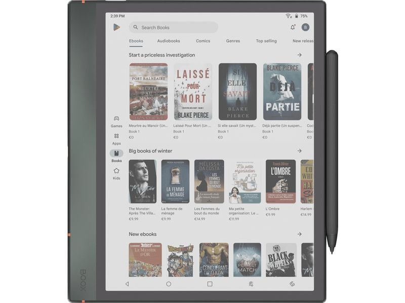 Onyx E-Book Reader BOOX Note Air4 C E-Book Reader mit 10.3
