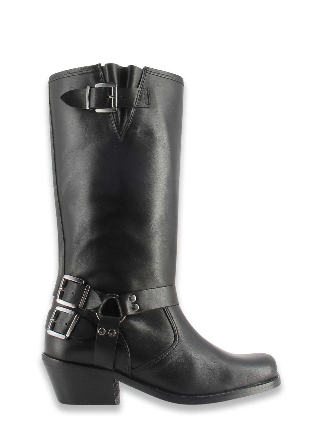 hylton Bottes Femme Cuir Noir Cole