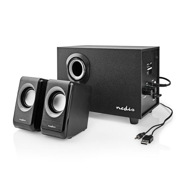 Nedis PC-højttaler | 2.1 | 33 W | 3.5 mm Hanstik | USB Drevet | Volumenkontrol