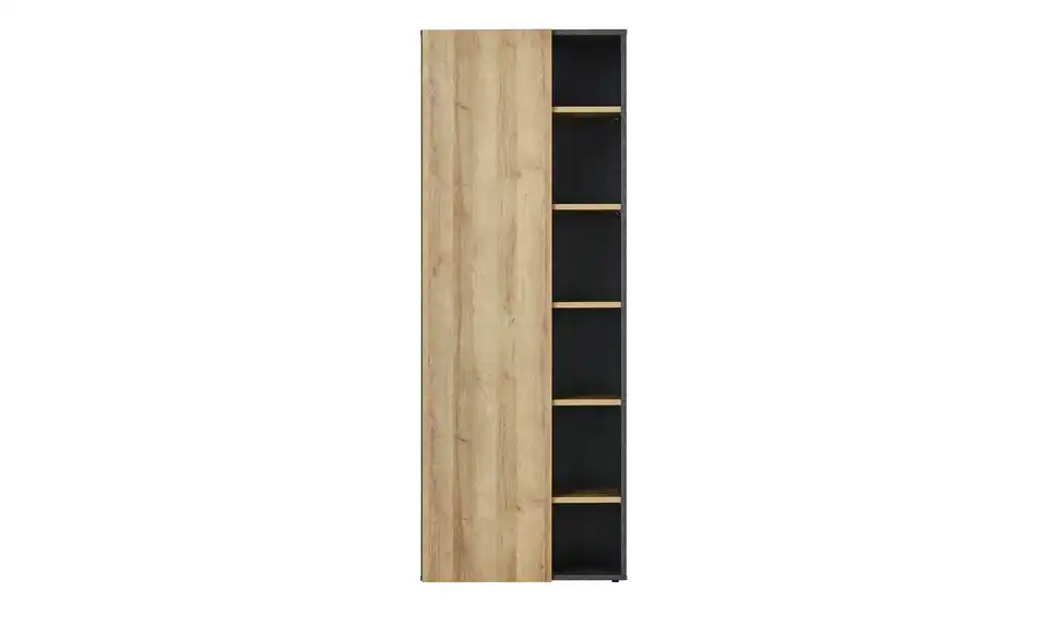 Aktenschrank Chiemsee 218 cm Steingrau, Eiche (Nachbildung)