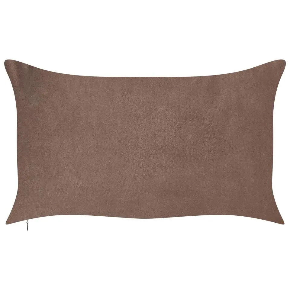 CRODYLINE - Sierkussen set van 2 - Bruin/Roze - 35 x 60 cm - Fluweel