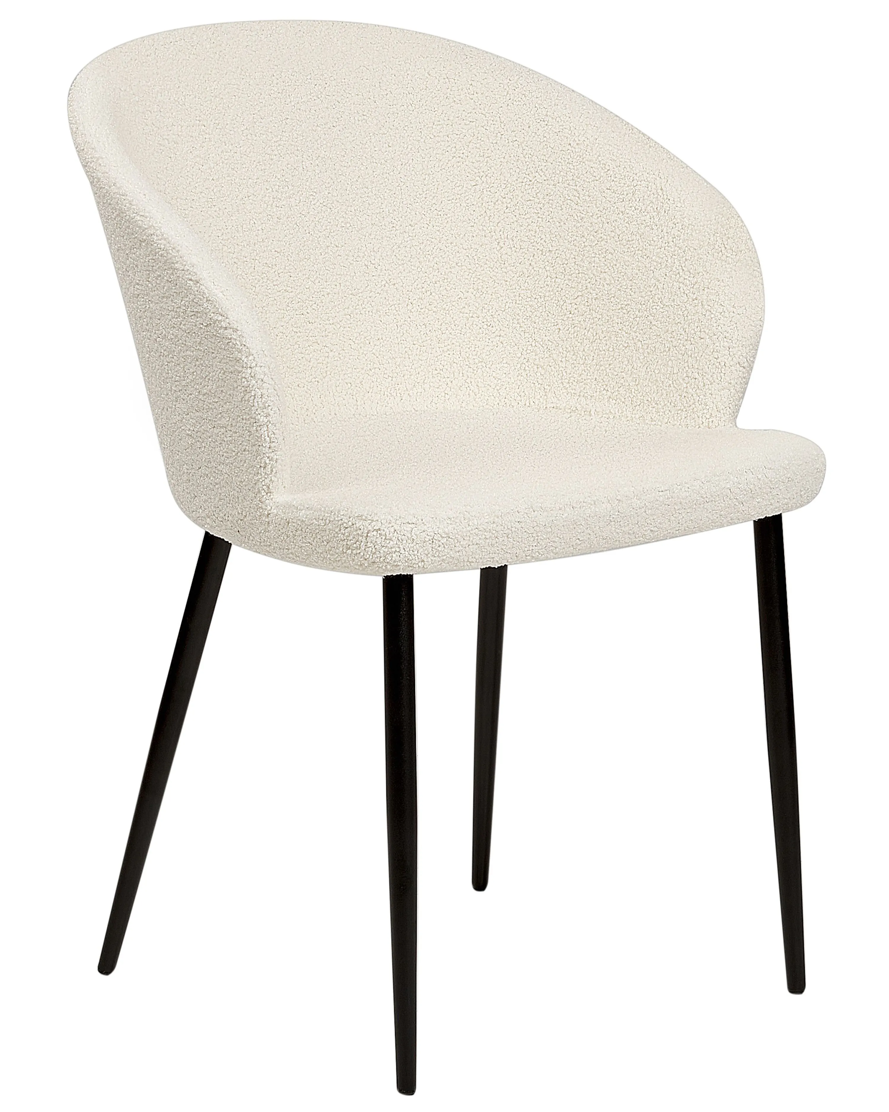 Set van 2 eetkamerstoelen MASON Bouclé Gebroken wit