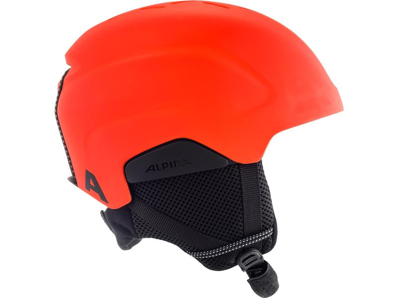 alpina Helm Pizi Neon/Orange Matt, 46 cm - 51 cm Skihelm für Kinder