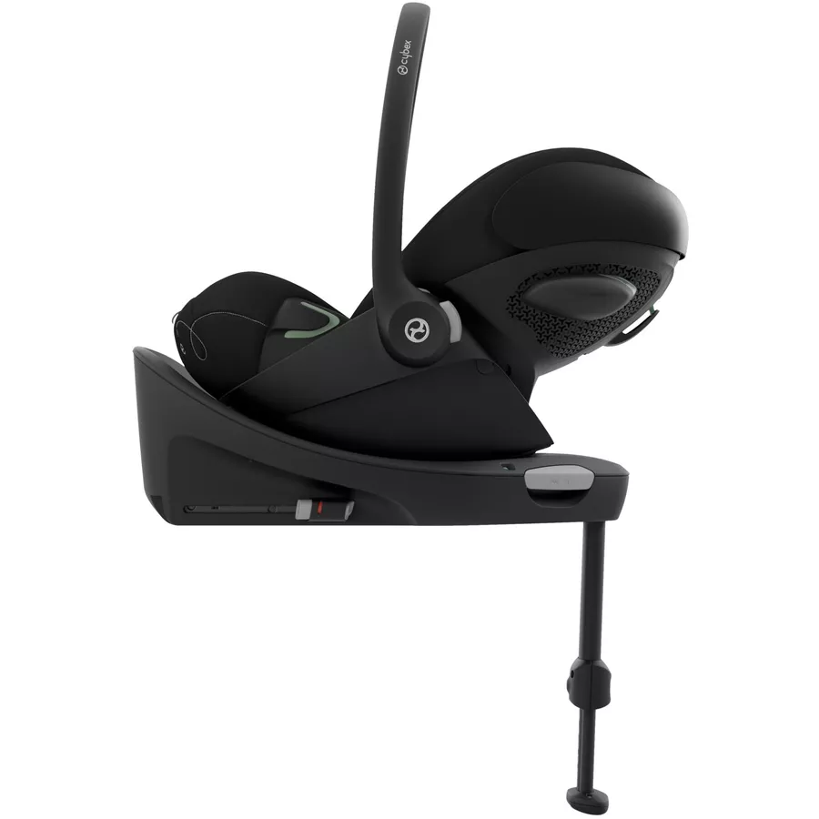 cybex GOLD Kindersitz Set Reboarder Sirona G inklusive Babyschale Cloud G inklusive Basisstation Base G Moon Black