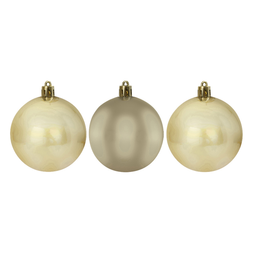 Juletrekuler 3-pk Ø10 cm
