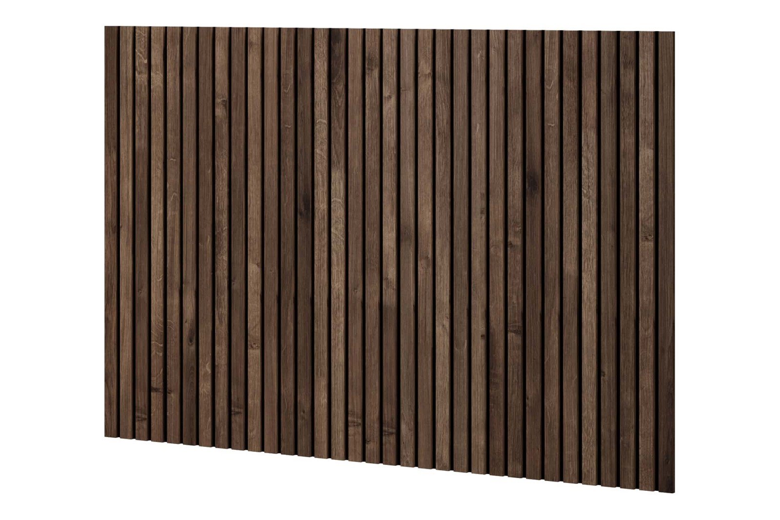 Wood sengegavl 300x120 cm Smoked Oak