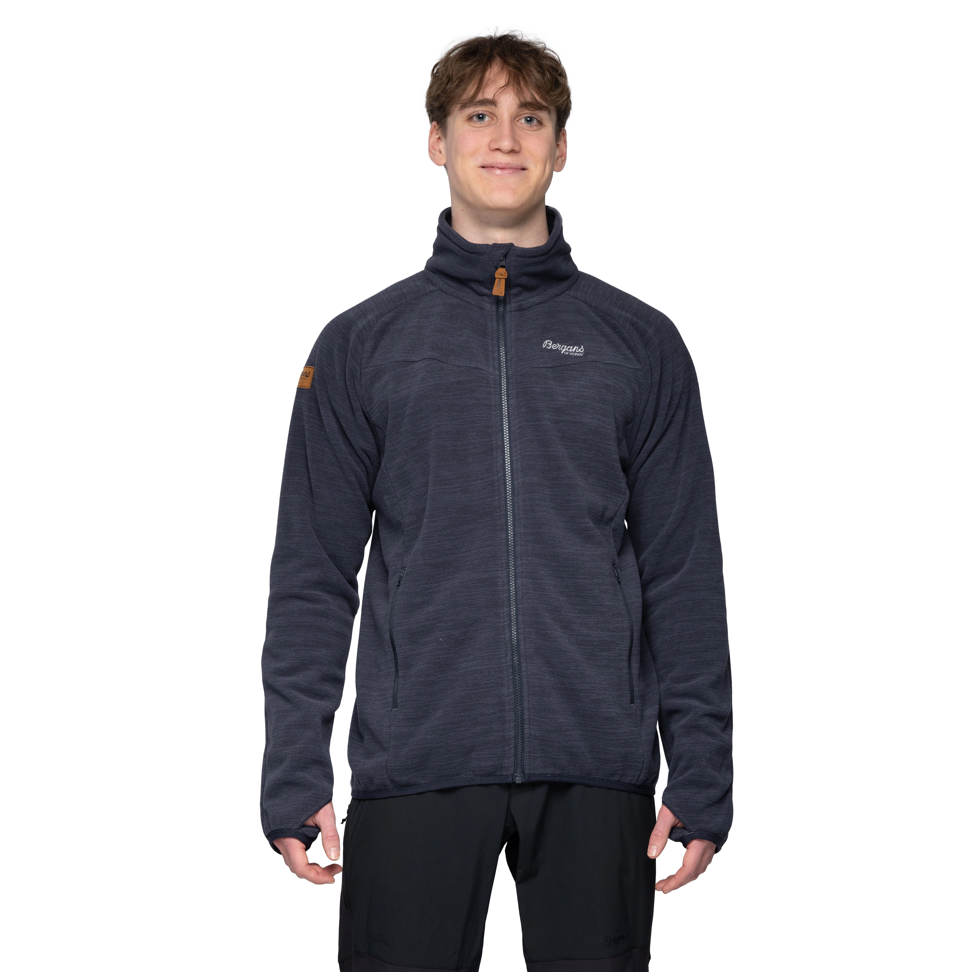 Hareid Fleece Jacket NoHood Dark Navy
