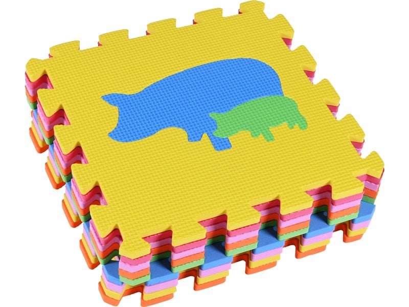 Knorrtoys Puzzlematte Tiere 9-teilig Mehrfarbige Spielmatte